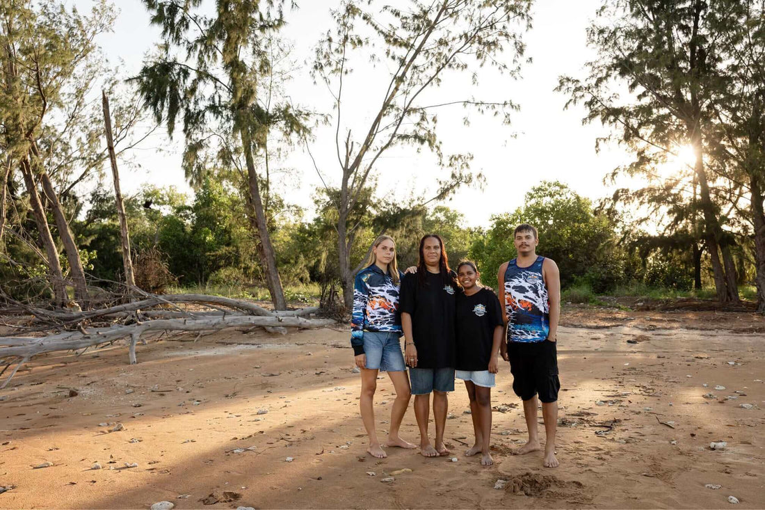 Fishing shirt and rash vest for fishing in Australia