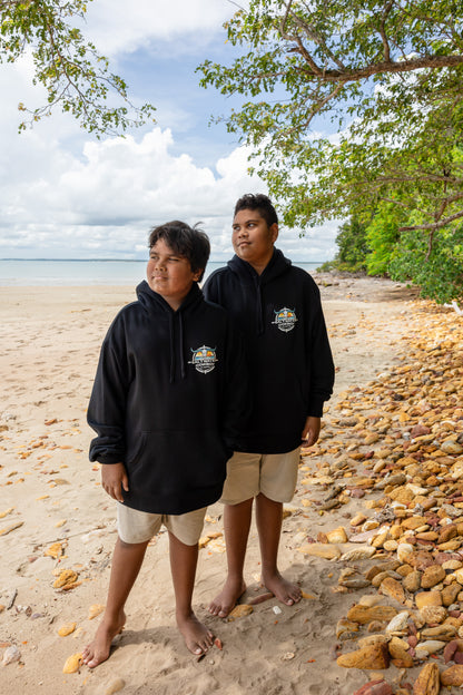 Black Saltwater Cowboy Life Hoodie
