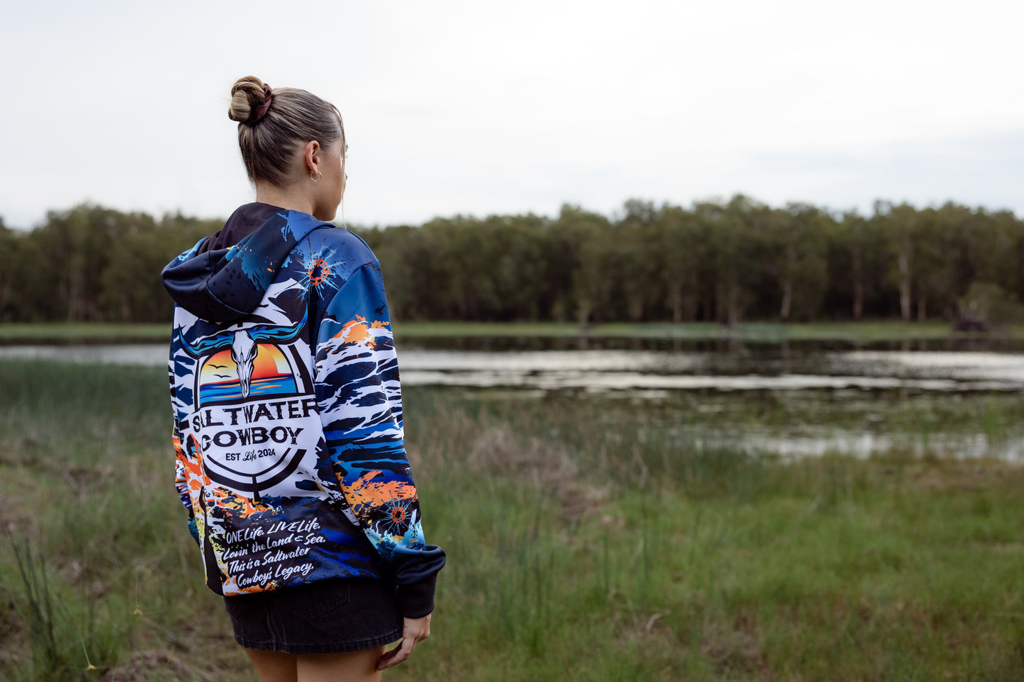 Saltwater Cowboy Life Hoodie