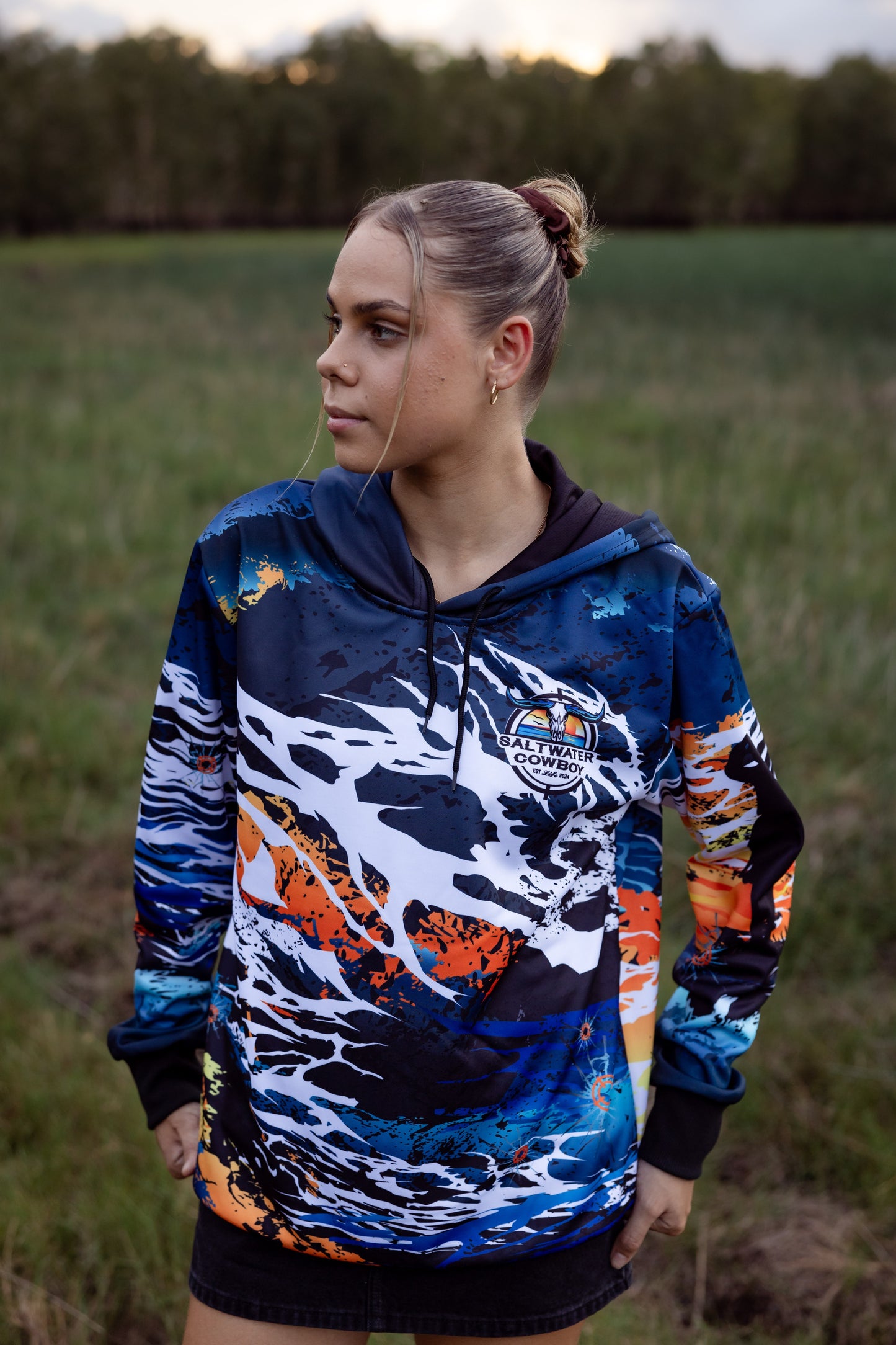 Saltwater Cowboy Life Hoodie