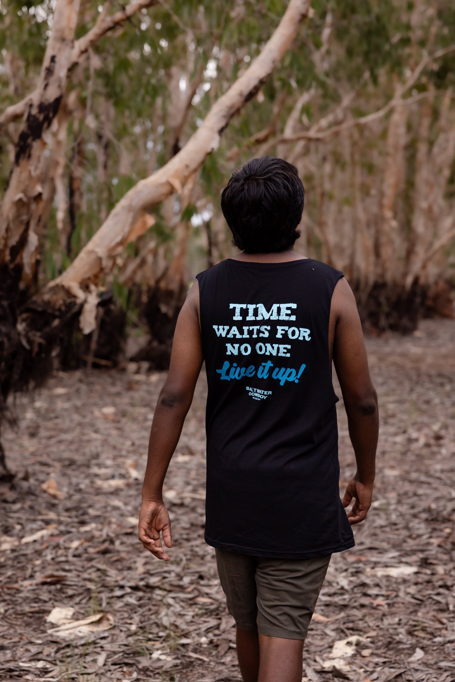 Time Waits for No One Muscle Tank