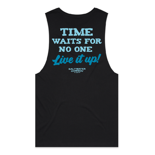 Time Waits for No One Muscle Tank