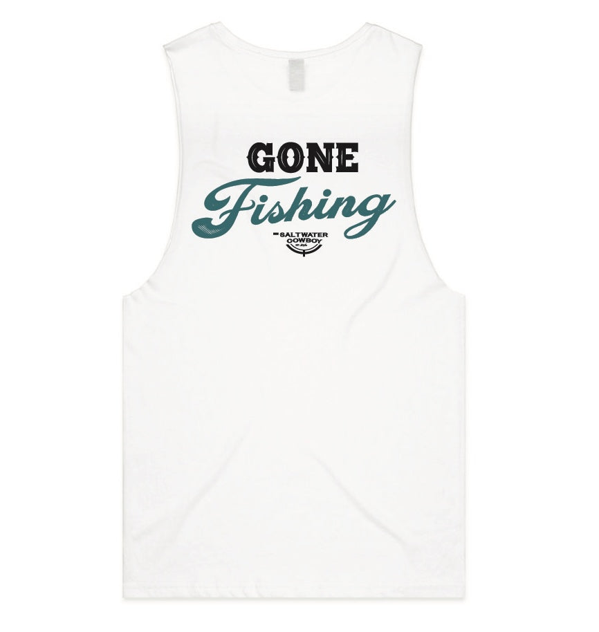 Gone Fishing Muscle Tank