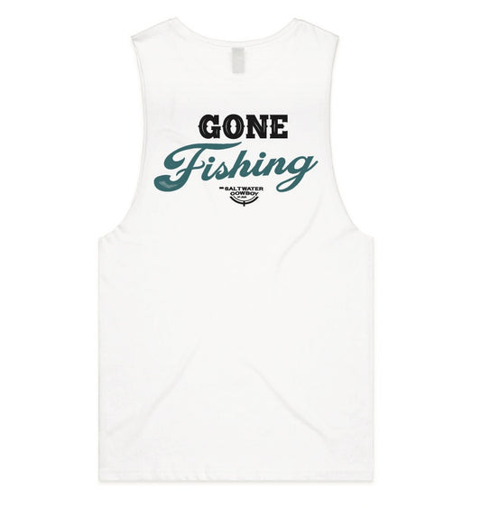 Gone Fishing Muscle Tank